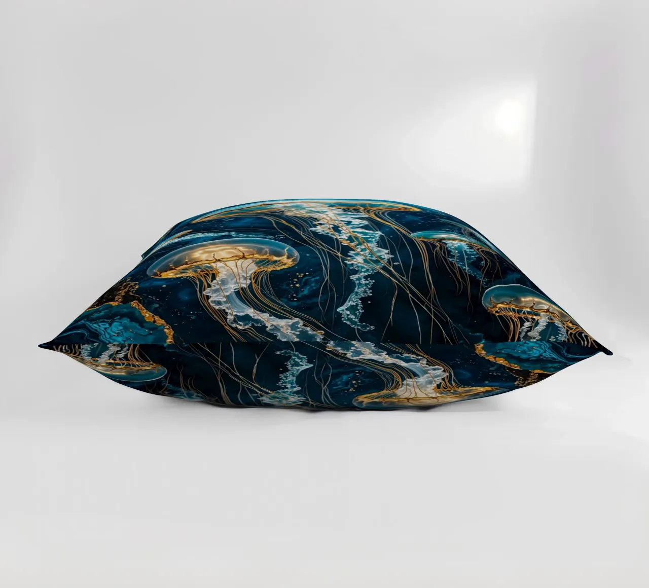 Dance of the Deep decorative cushion by Pixaverse