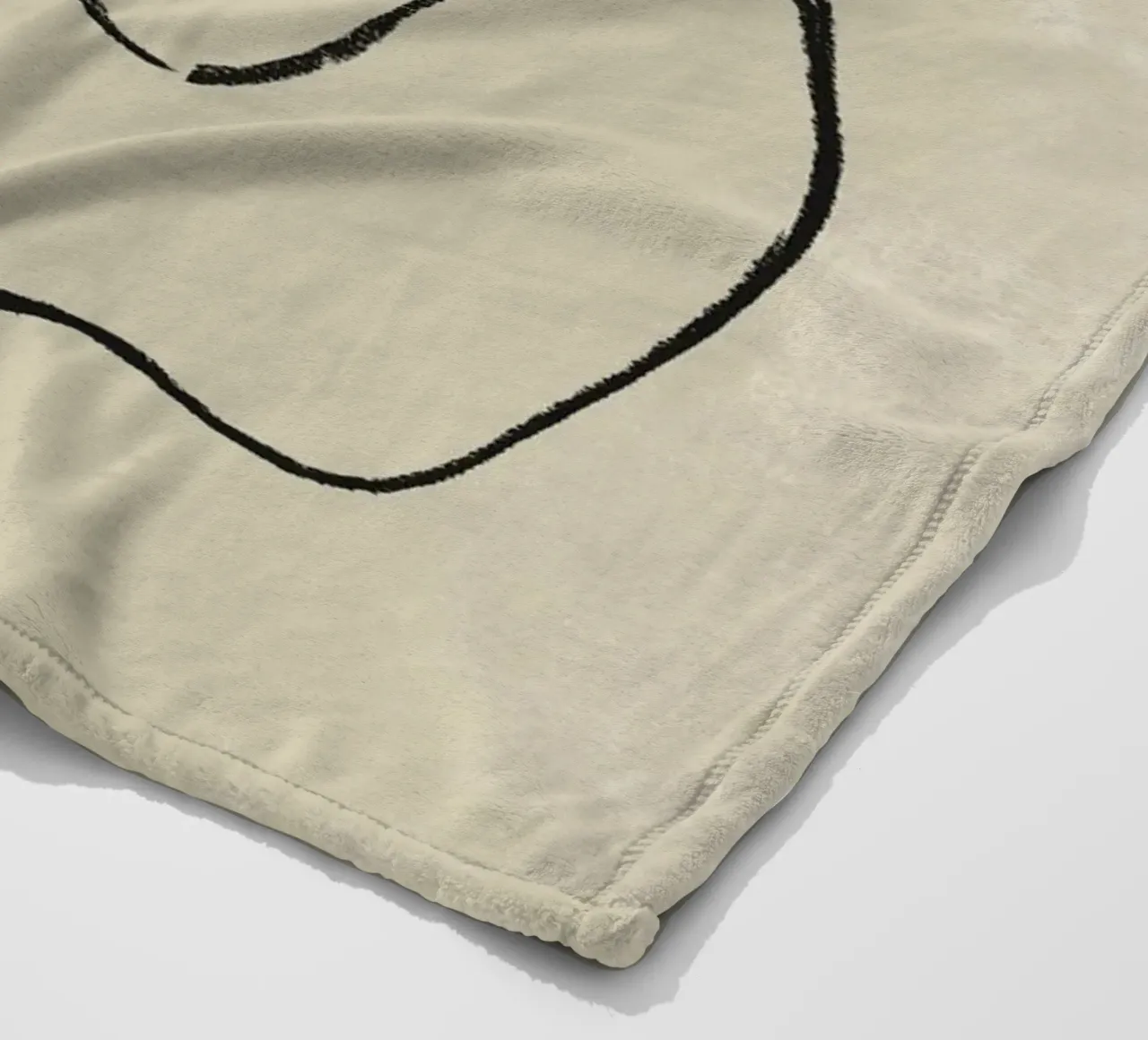 Scarabocchio a matita 5 coperta in pile da NouveauPrints