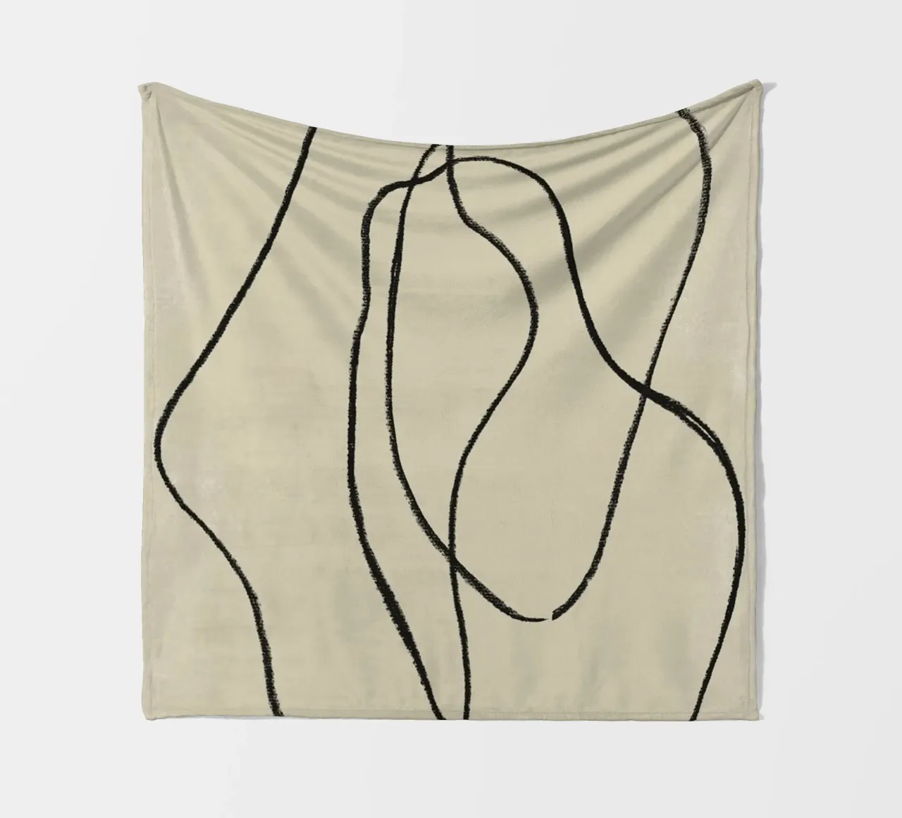 Scarabocchio a matita 5 coperta in pile da NouveauPrints