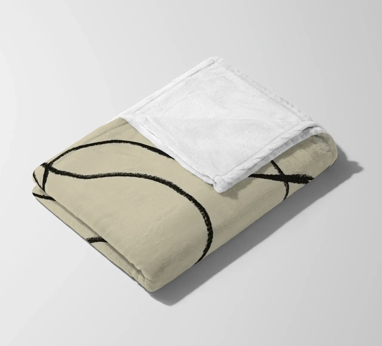 Scarabocchio a matita 5 coperta in pile da NouveauPrints