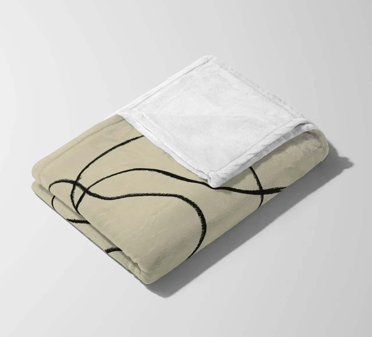 Scarabocchio a matita 5 coperta in pile da NouveauPrints
