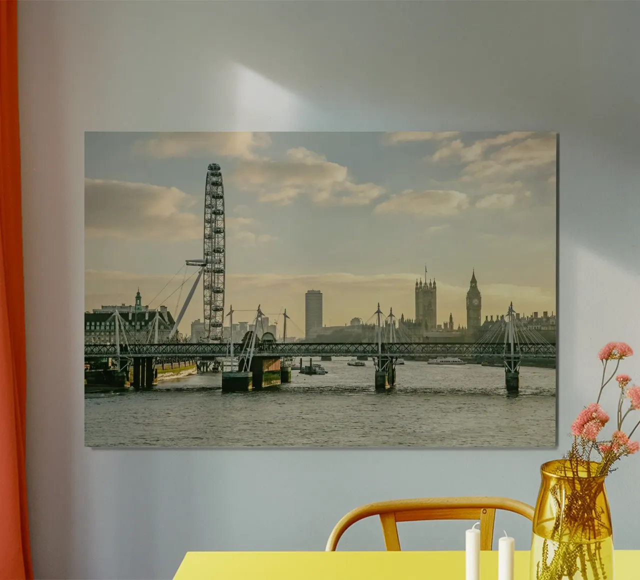 Londra senza tempo poster con telaio in alluminio da Wanderlust Vibes