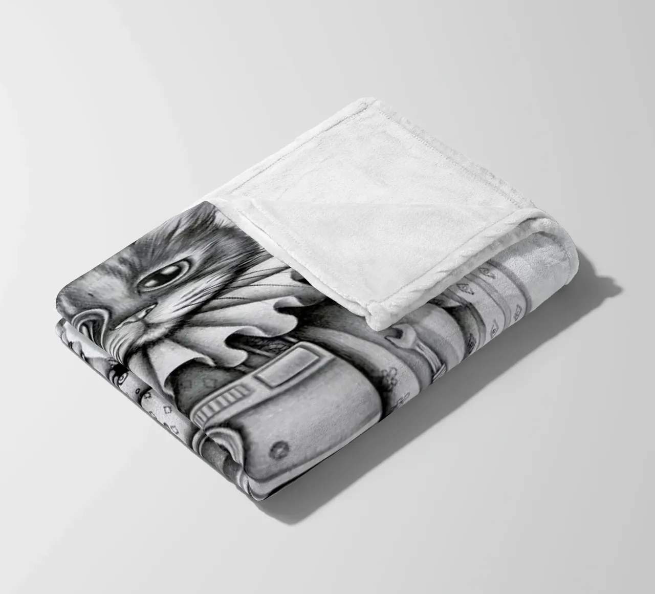 Cat Fleecedecke von Maria Vdovichenko