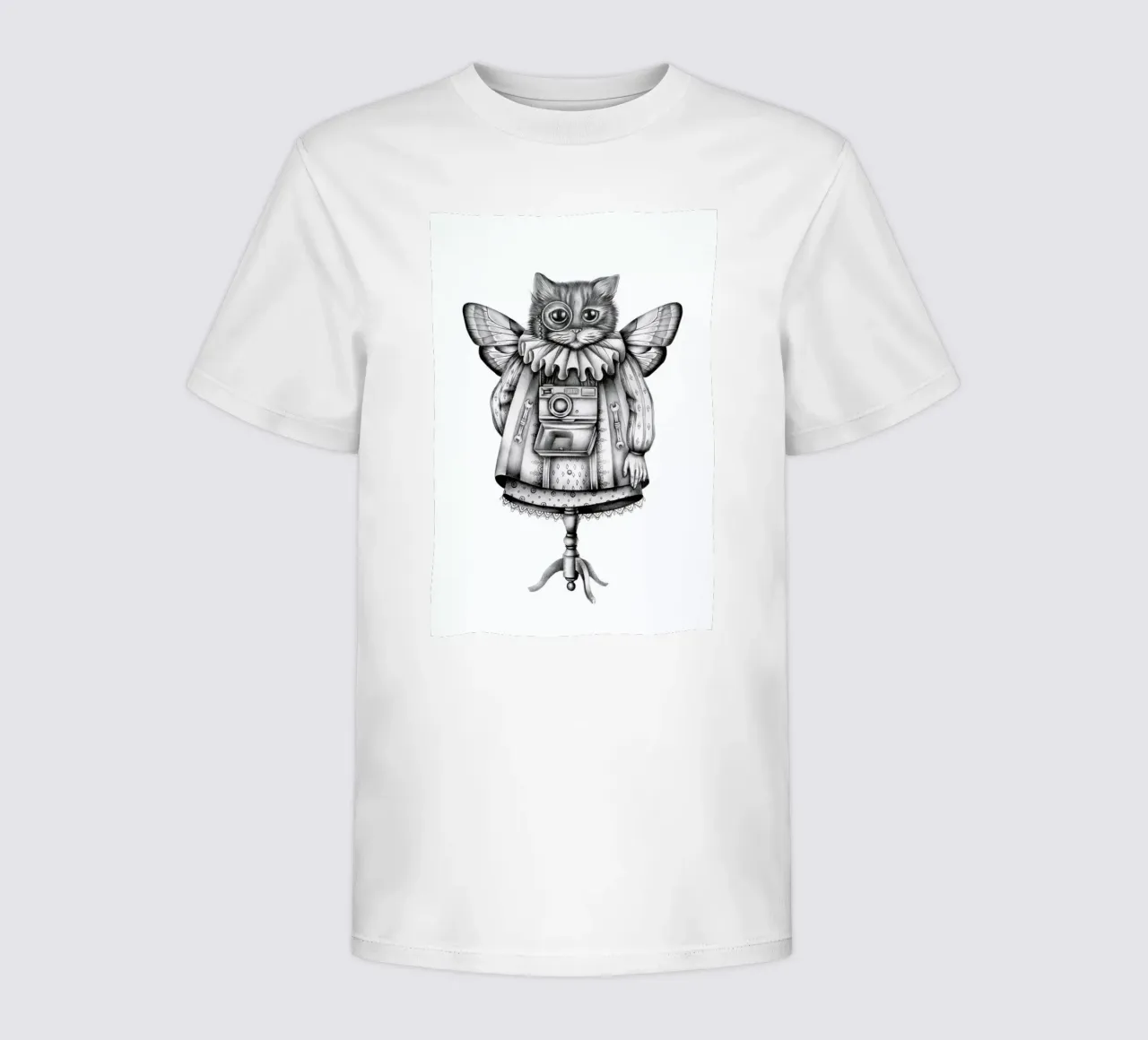 Cat t-shirt bambini da Maria Vdovichenko
