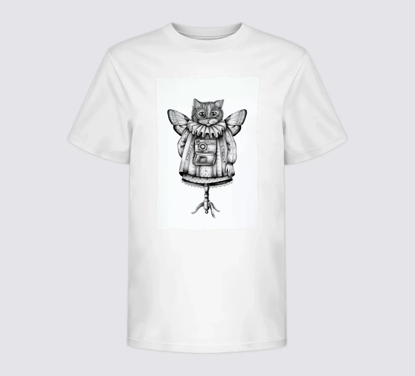 Cat kinder t-shirt van Maria Vdovichenko