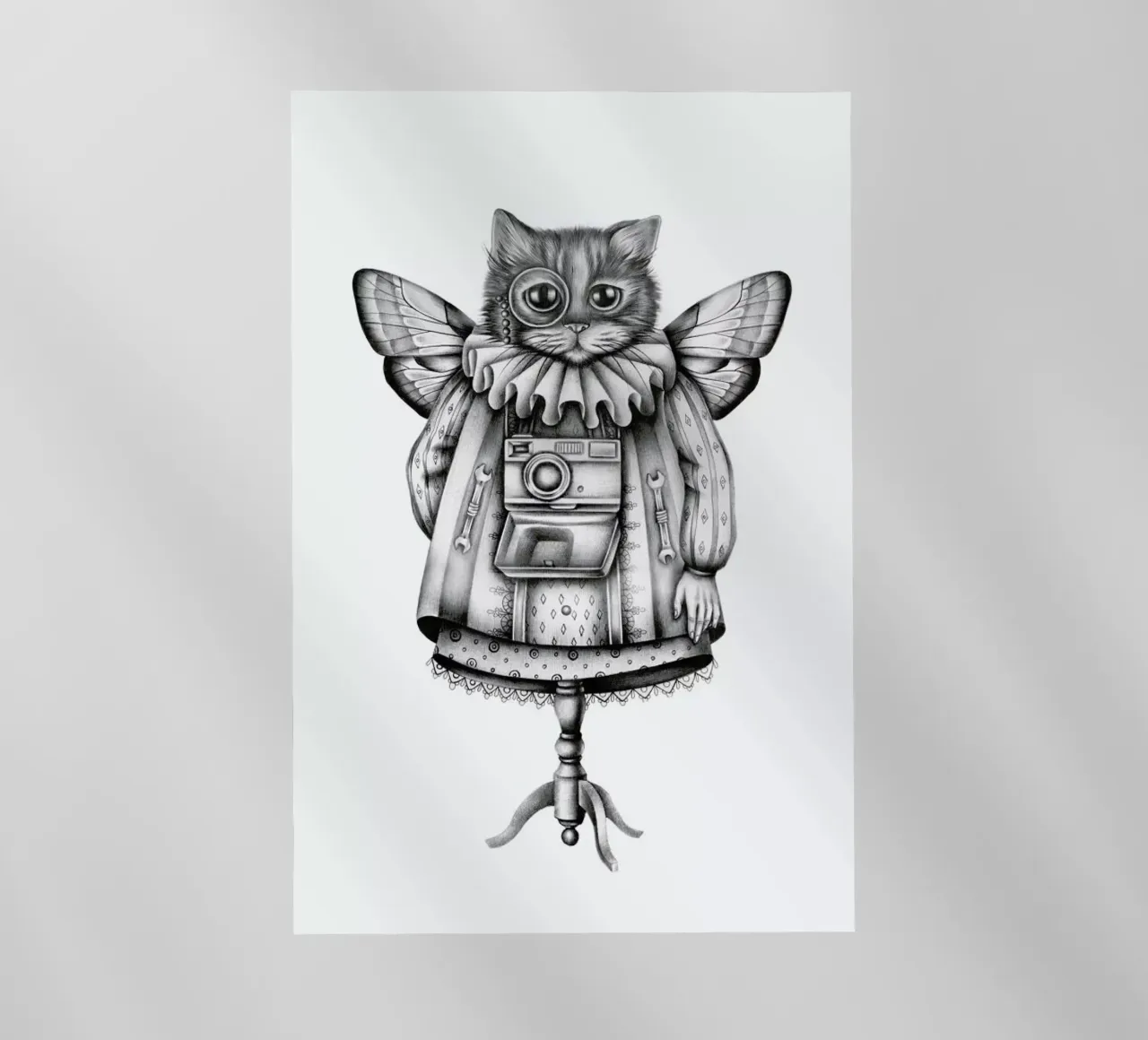 Cat pellicola backlit da Maria Vdovichenko