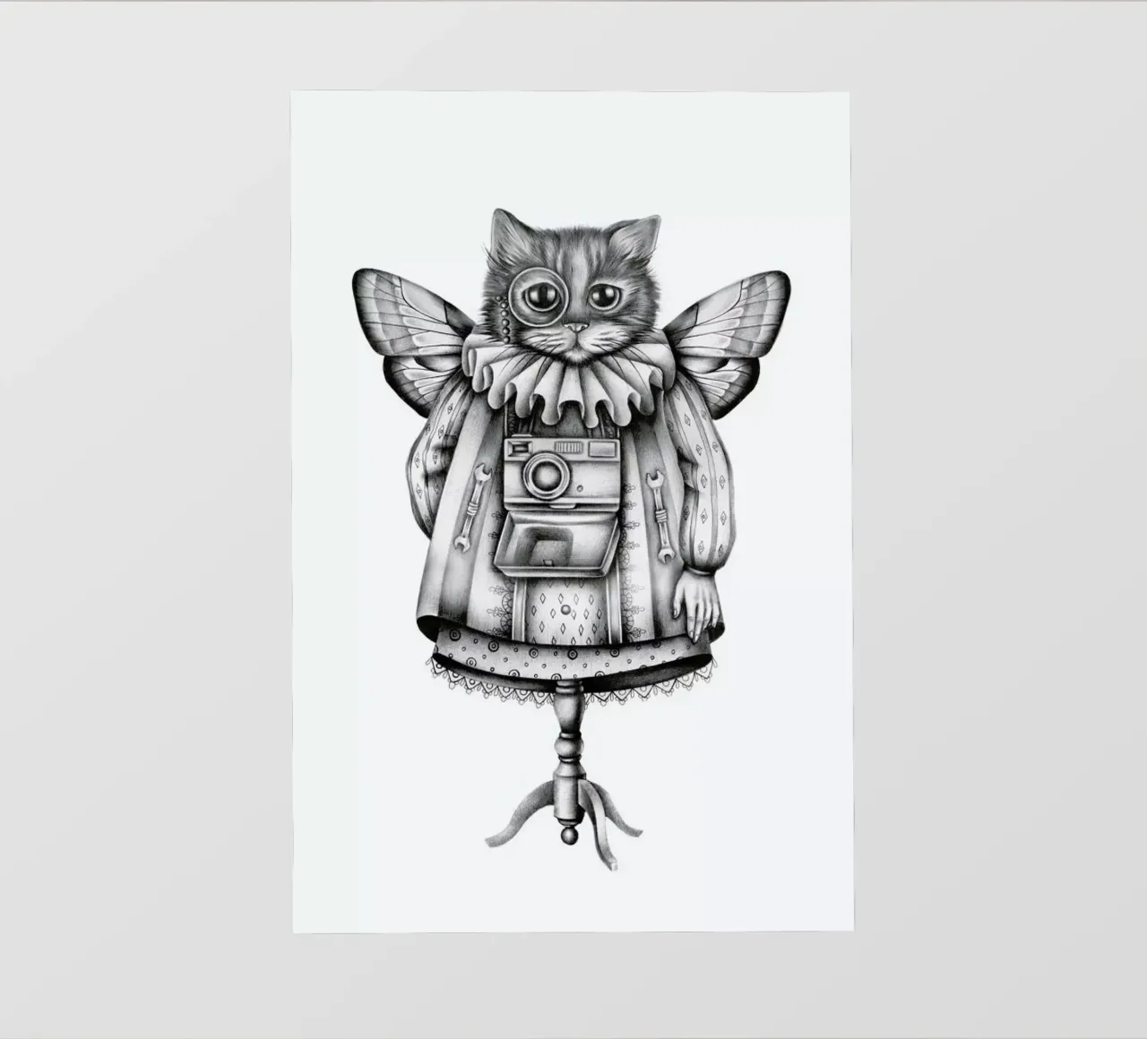 Cat pellicola backlit da Maria Vdovichenko