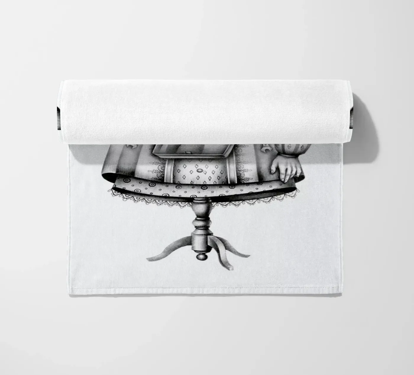 Cat strandhanddoek van Maria Vdovichenko