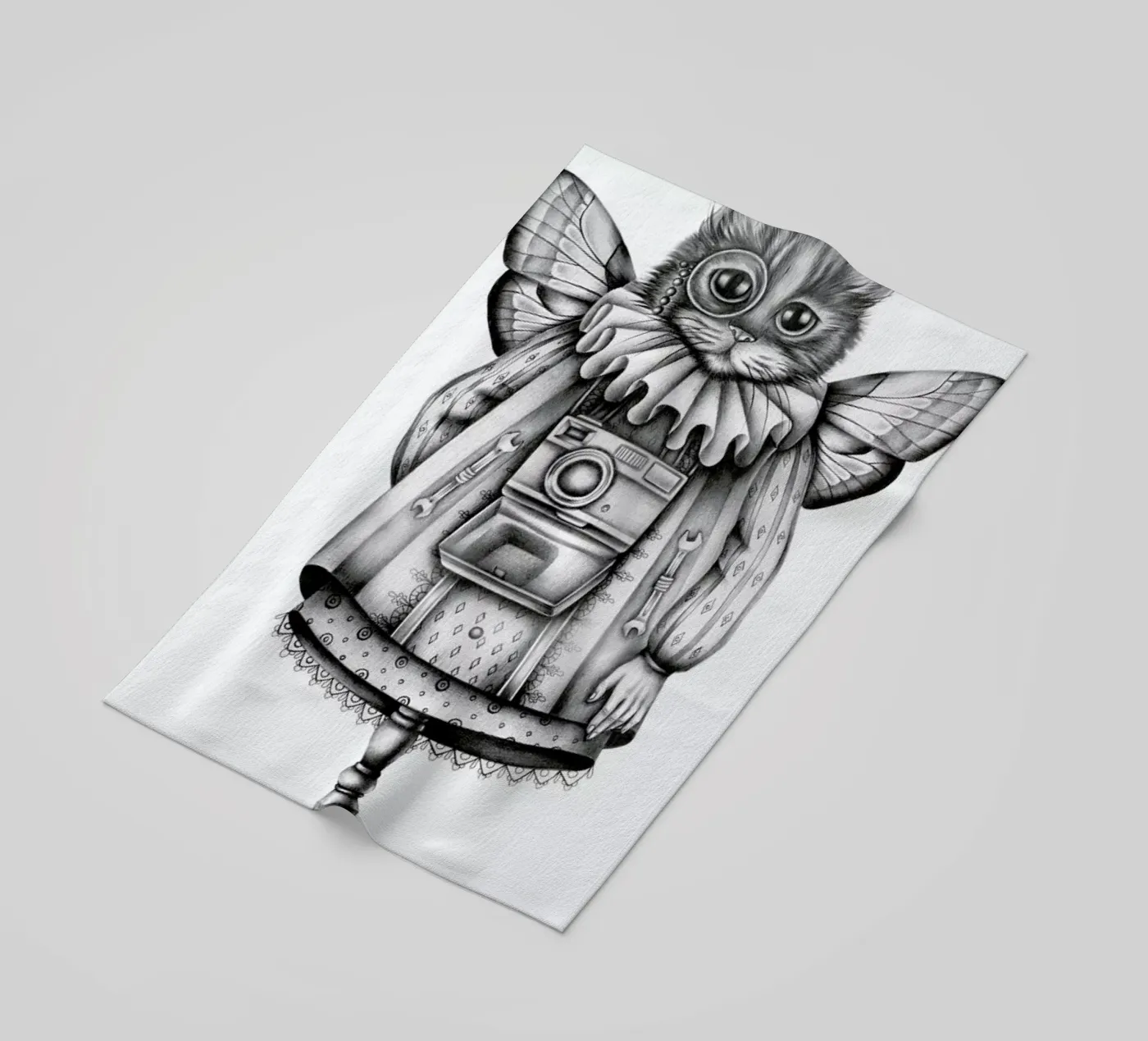 Cat serviette de plage de Maria Vdovichenko