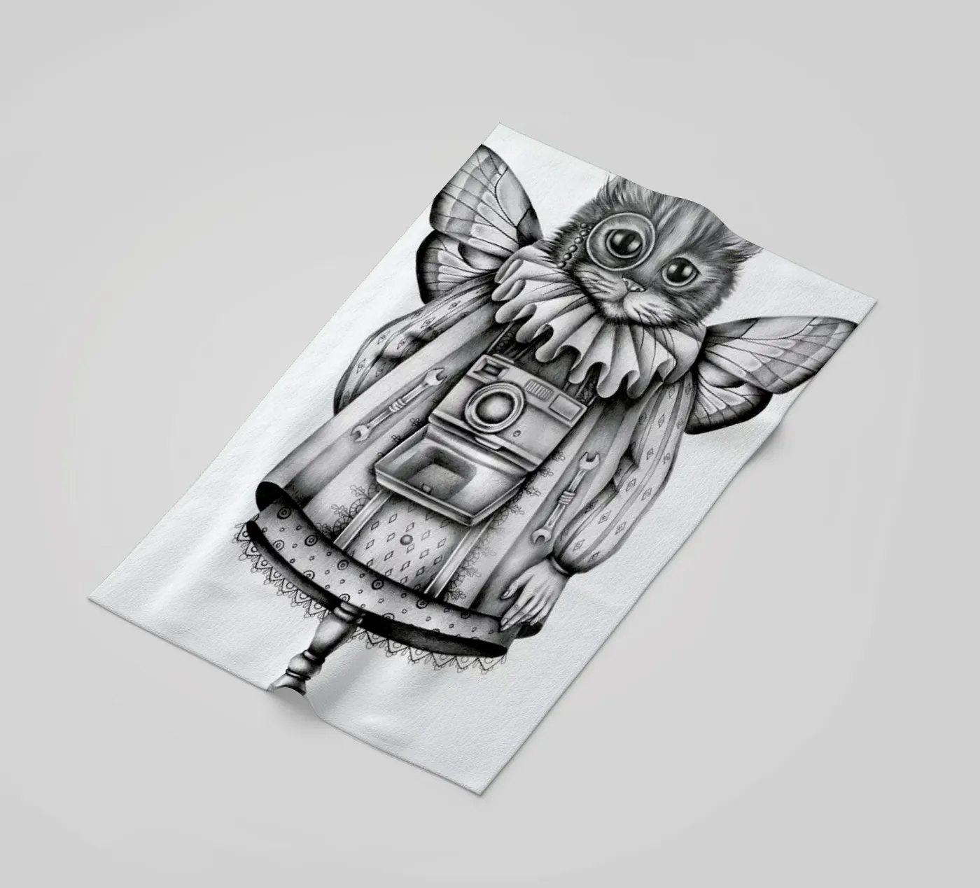 Cat serviette de plage de Maria Vdovichenko