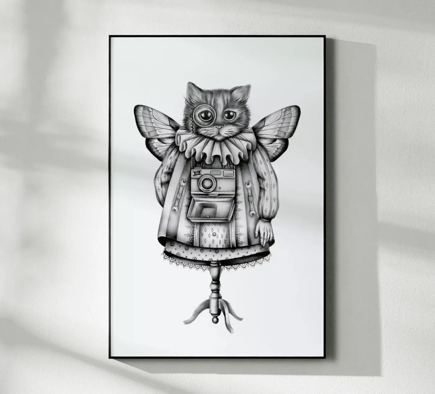 Cat acryl van Maria Vdovichenko