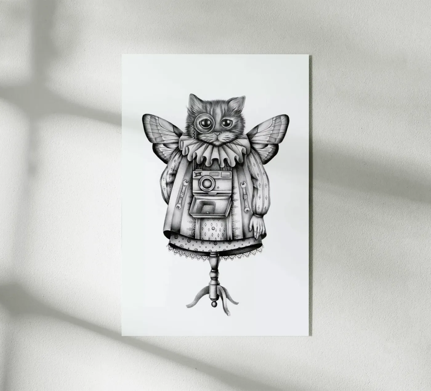 Cat acryl van Maria Vdovichenko