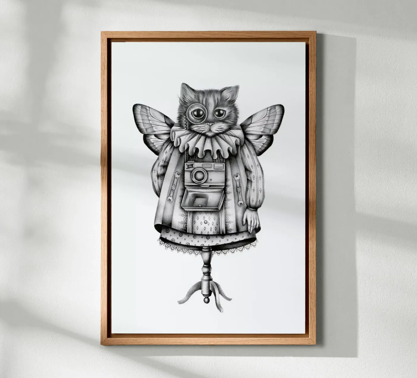 Cat canvas by Maria Vdovichenko