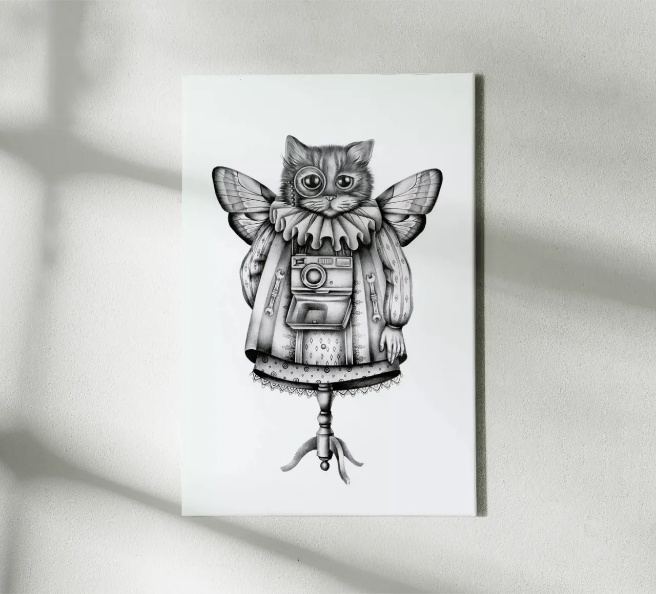 Cat canvas van Maria Vdovichenko