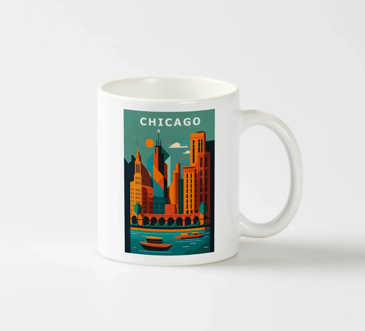 Chicago tazza in ceramica da Verna