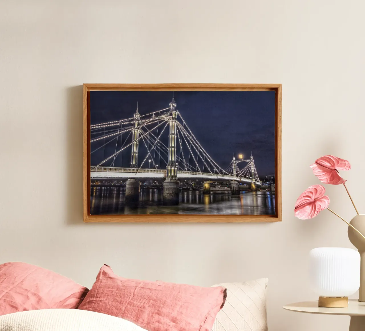 Londra senza tempo tela con Cornice a cassetta da Wanderlust Vibes