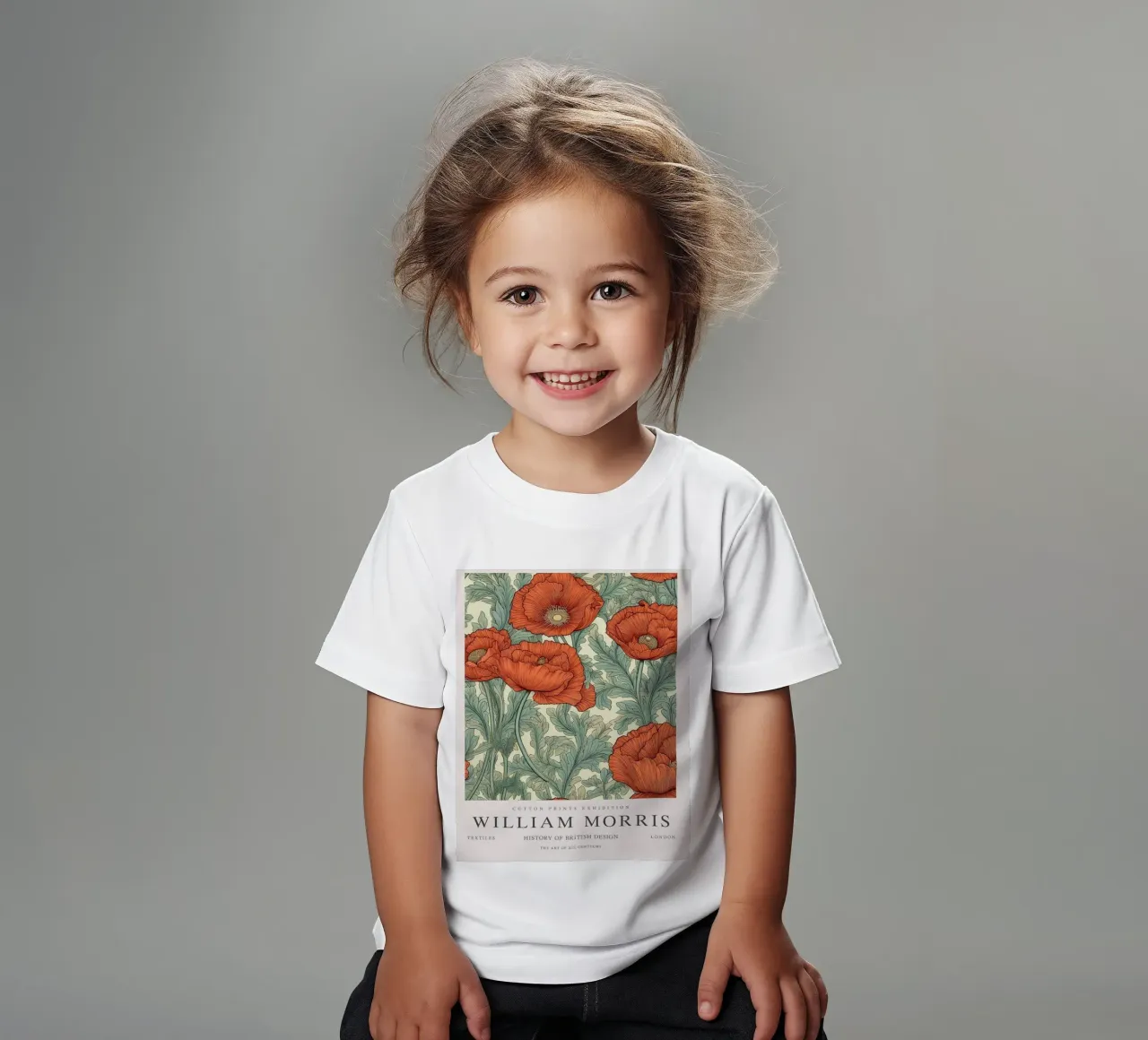 blooming red roses kids t-shirt by Ropech Shop