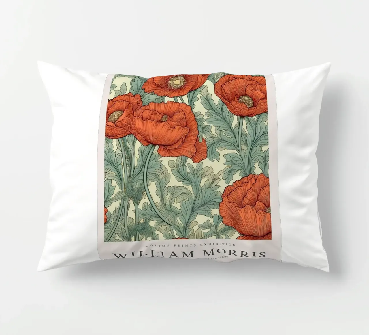 rose rosse in fiore cuscino da Ropech Shop