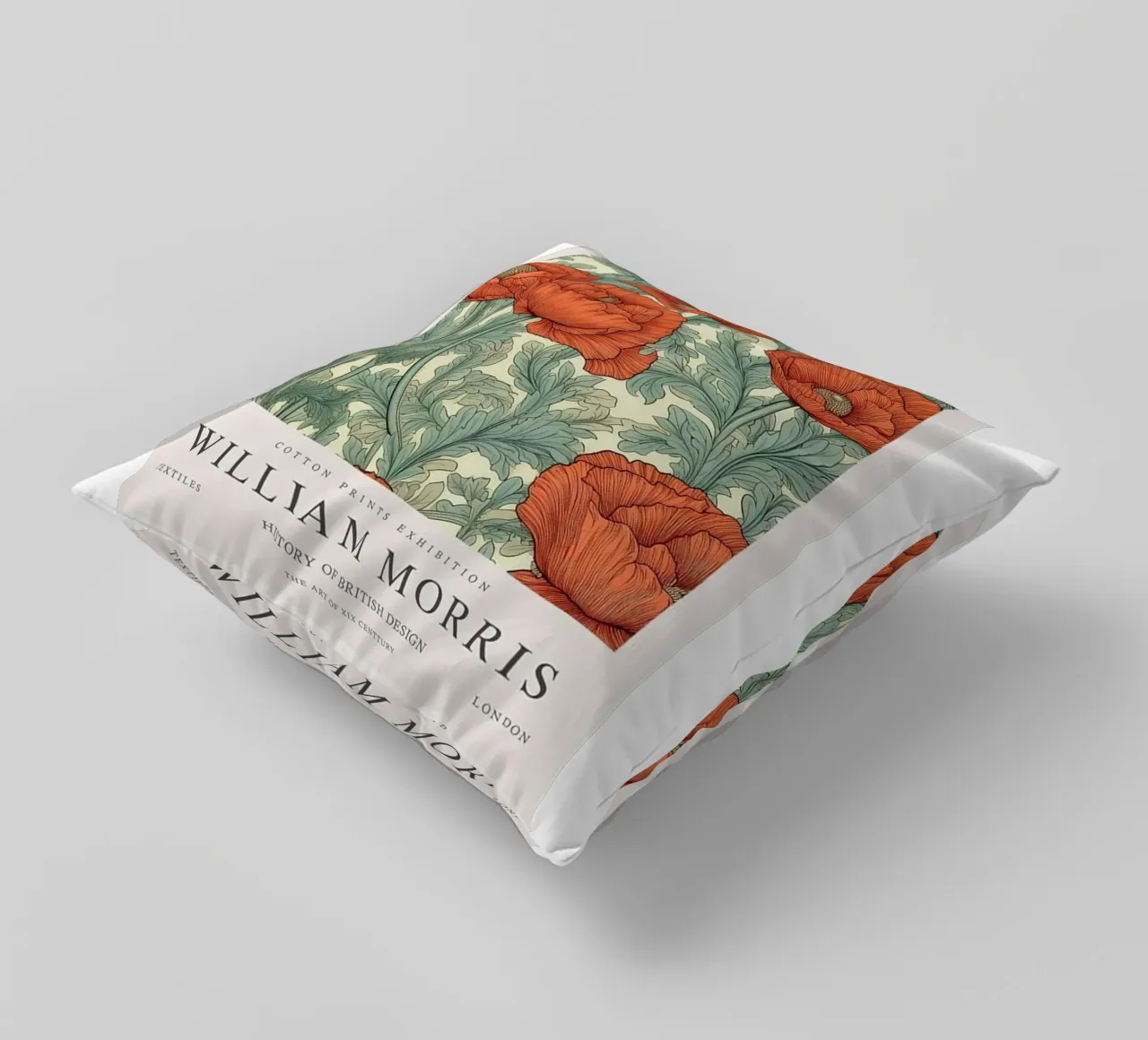 rose rosse in fiore cuscino da Ropech Shop