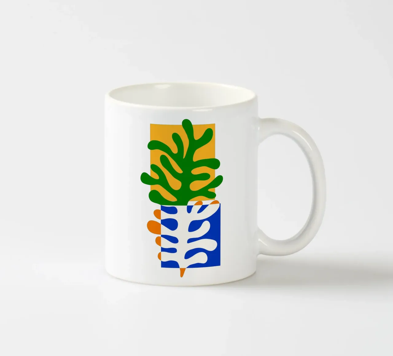 Henri Matisse seaweed cuts tazza in ceramica da TijanaArtStudio88