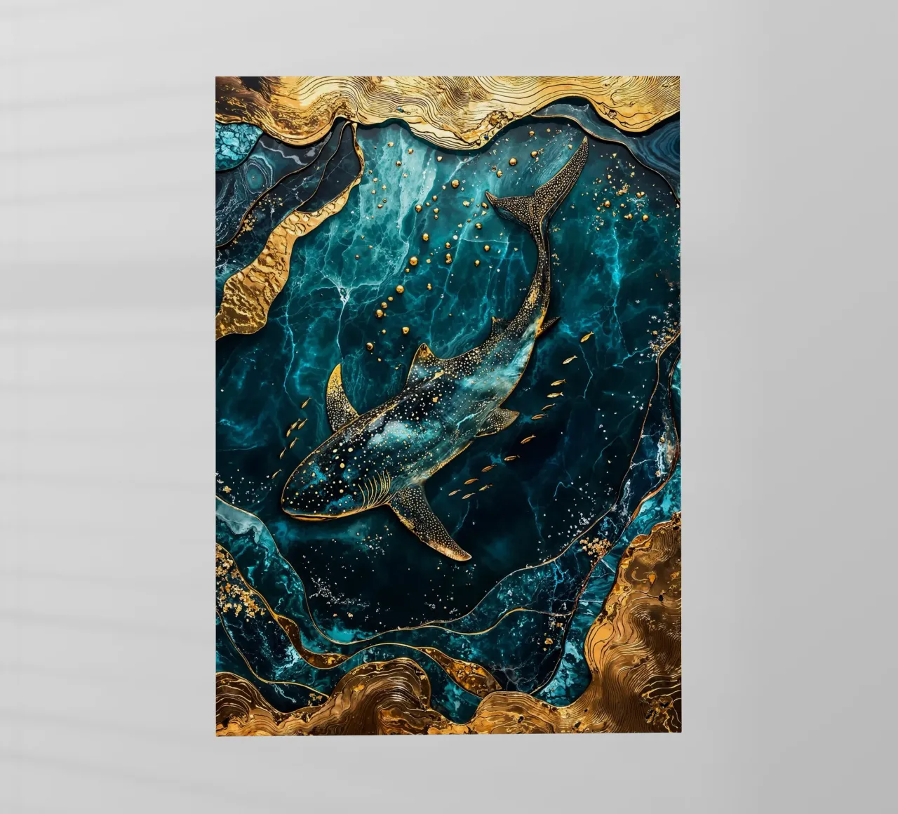 Eternal Wanderer Kintsugi Art pellicola backlit da Pixaverse