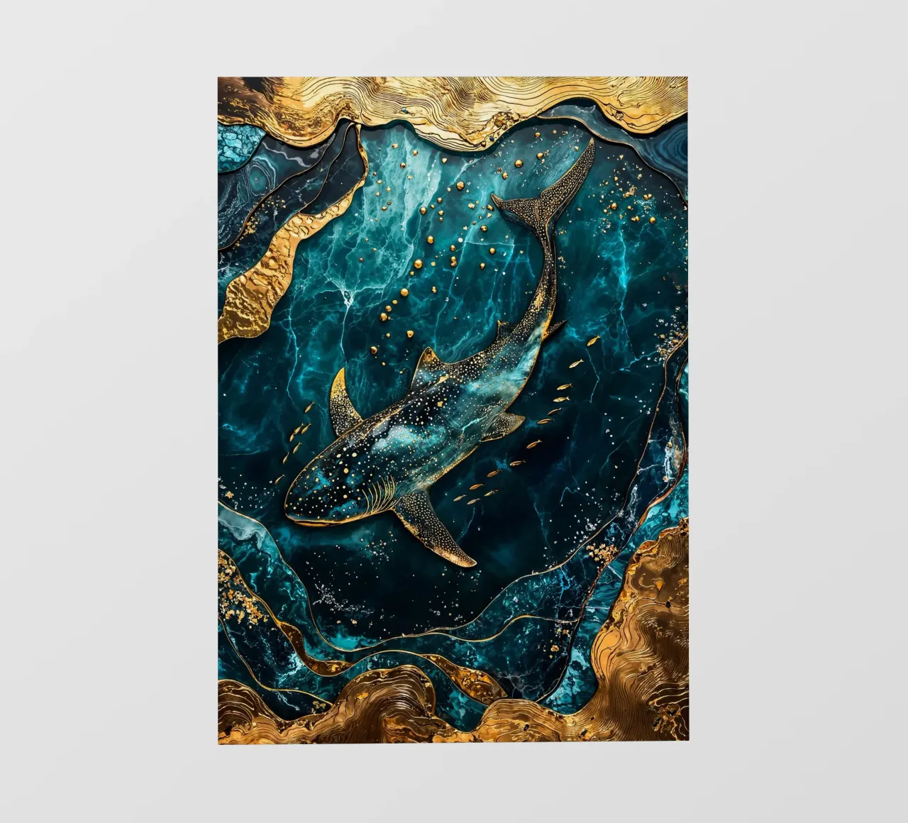 Eternal Wanderer Kintsugi Art pellicola backlit da Pixaverse