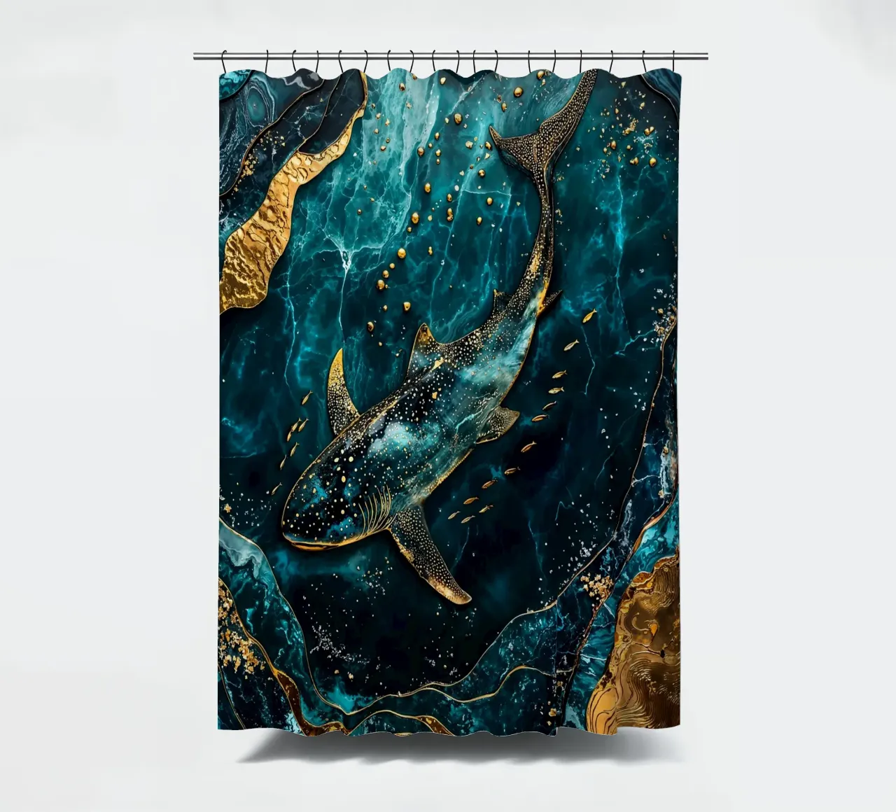 Eternal Wanderer Kintsugi Art tenda da doccia da Pixaverse
