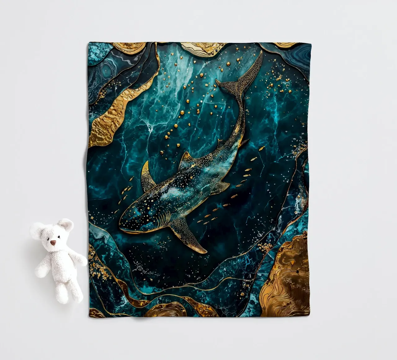 Eternal Wanderer Kintsugi Art coperta in pile da Pixaverse