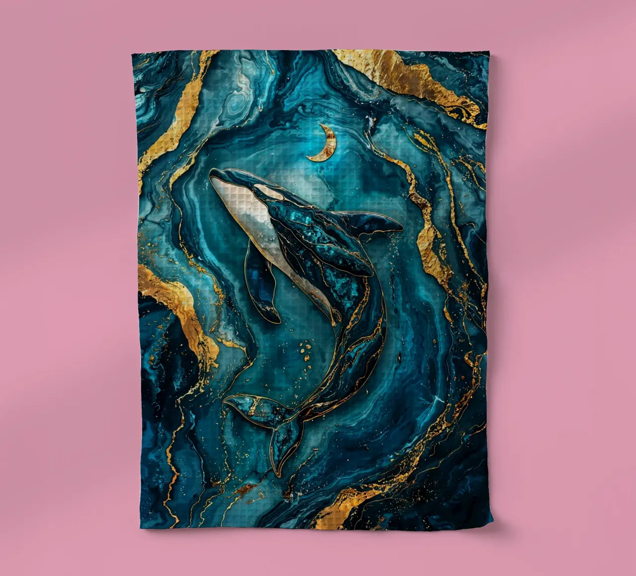 Mystic Currents Kintsugi Art canovaccio da cucina da Pixaverse