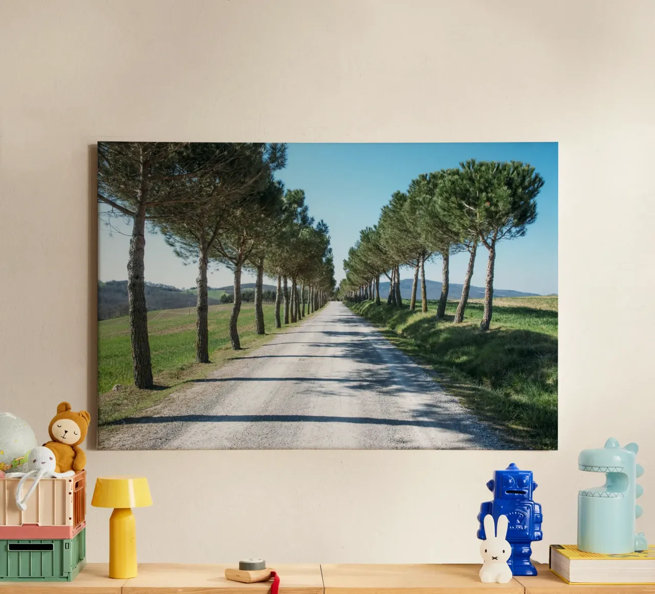 Toscana Reverie tela con Cornice a cassetta da Wanderlust Vibes