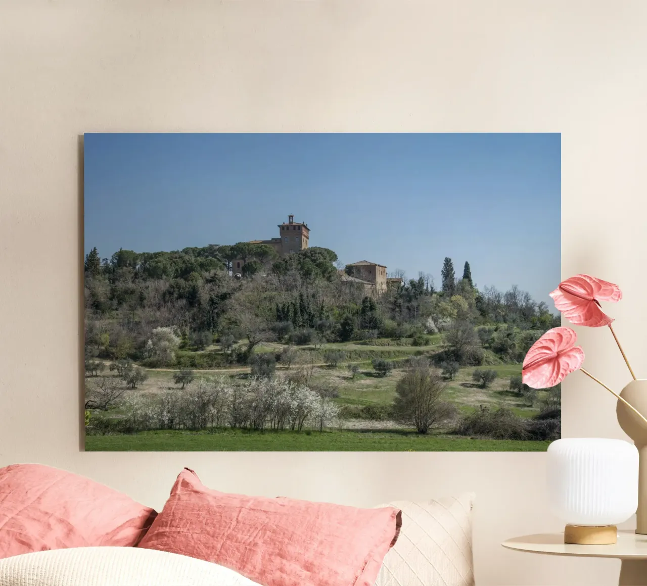 Toscana Reverie alluminio dibond da Wanderlust Vibes