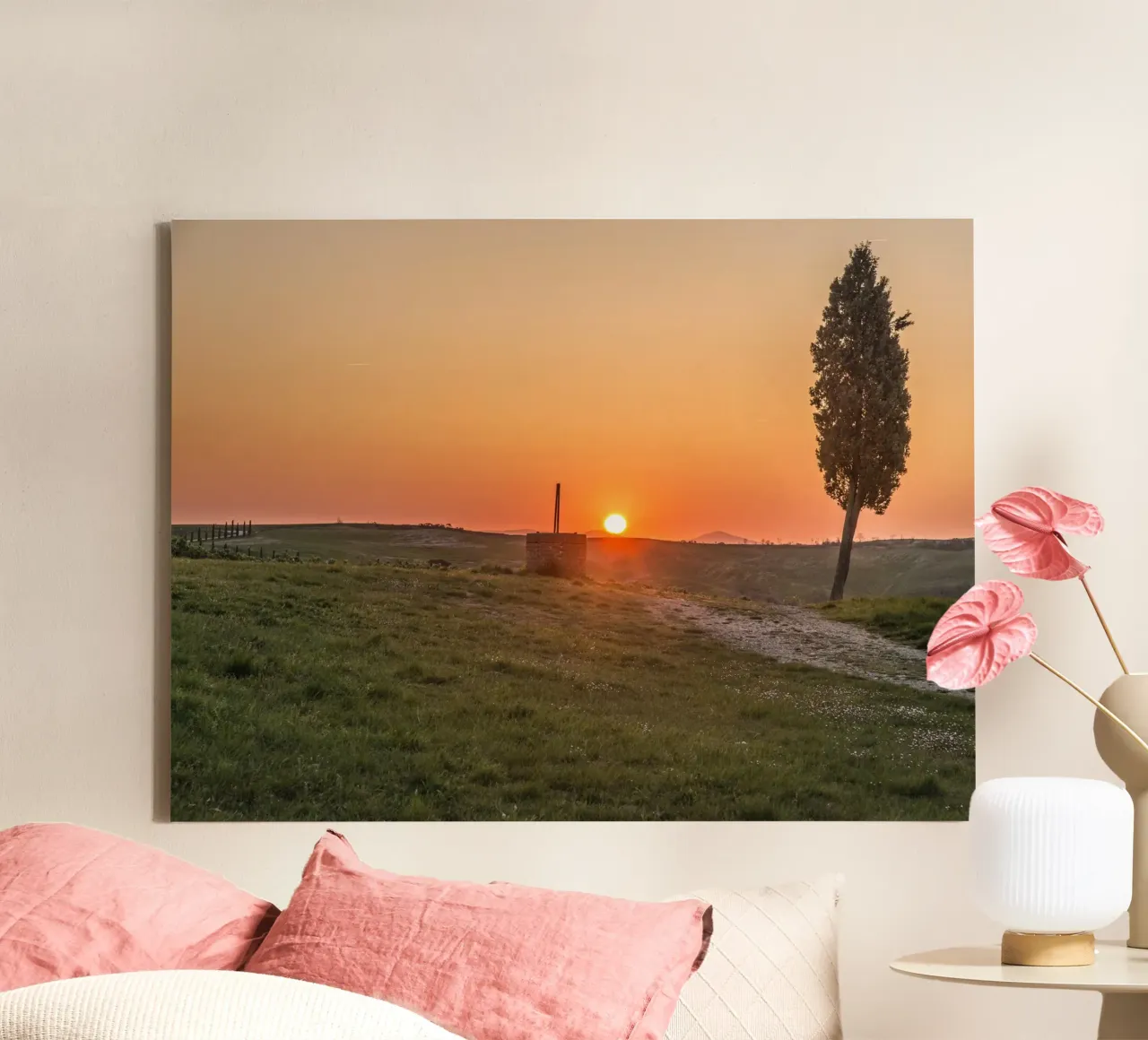 Toscana Reverie tela con Cornice a cassetta da Wanderlust Vibes