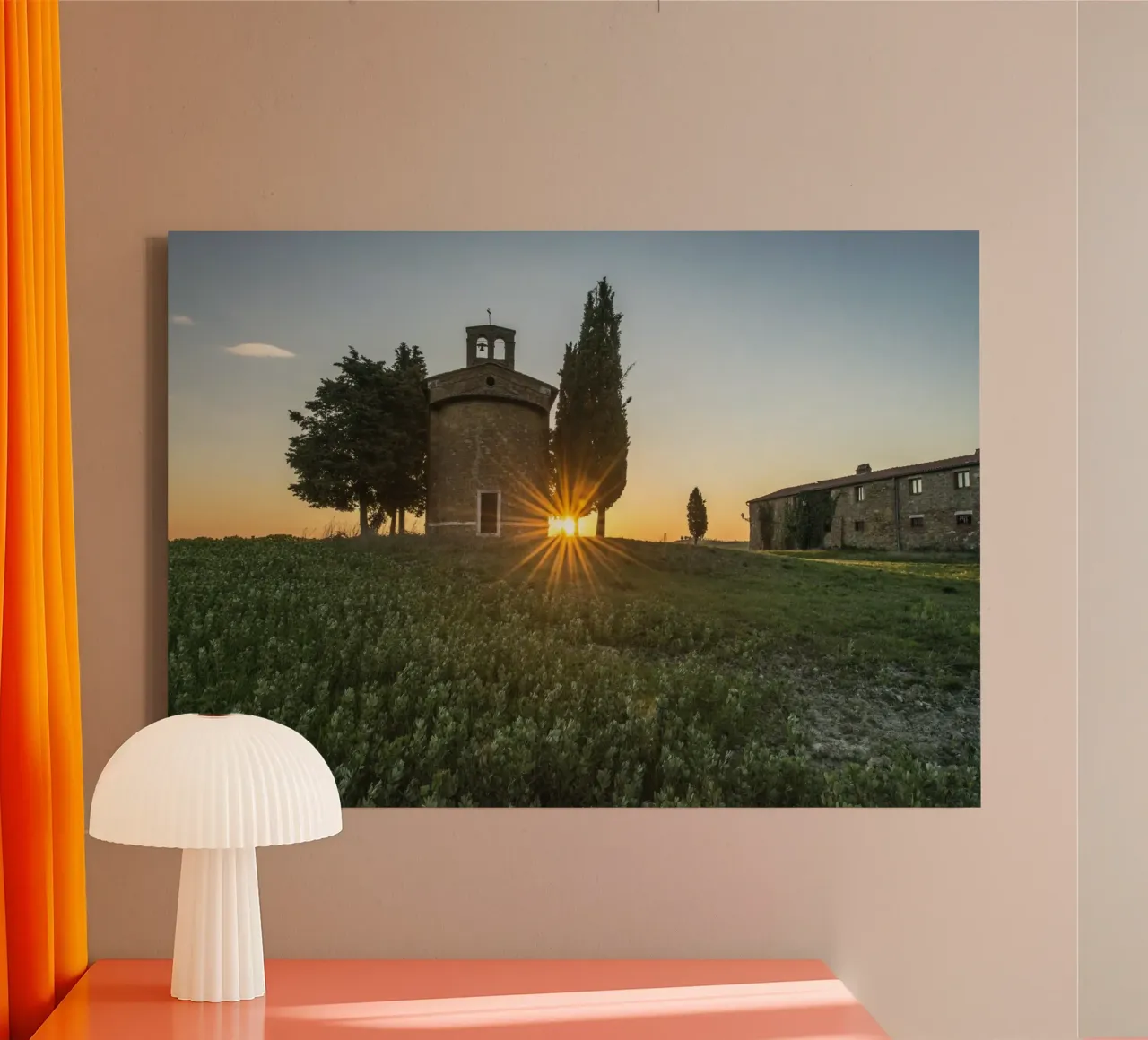 Toscana Reverie tela con Cornice a cassetta da Wanderlust Vibes
