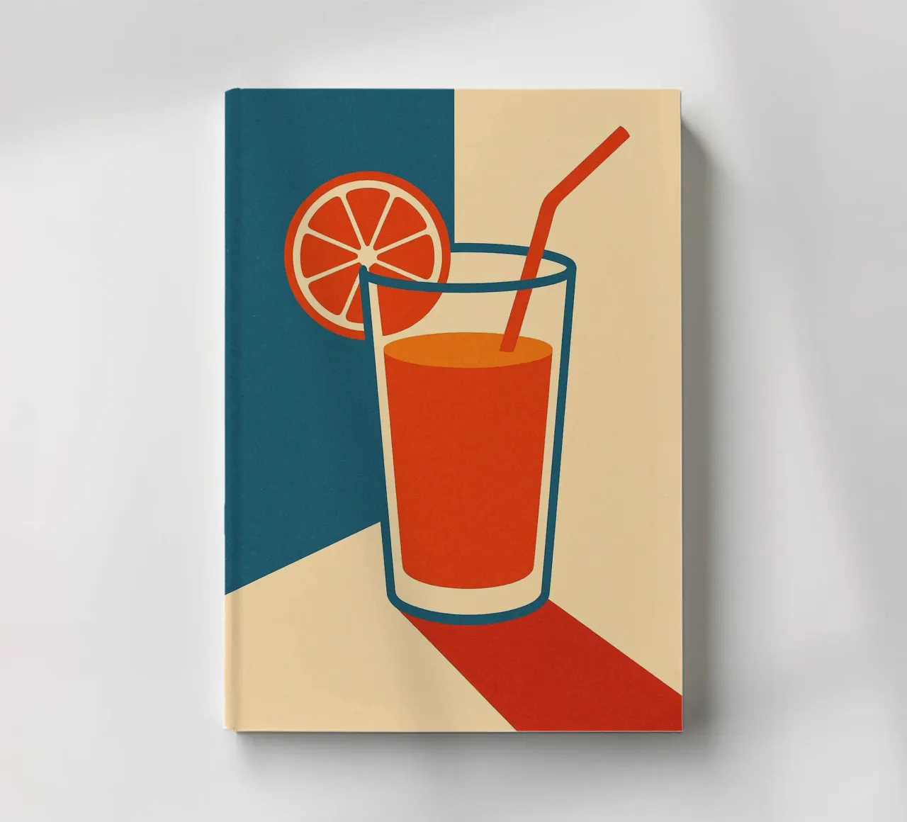 Orange Pop - Energy in the sun notebook by Boissons - Affiches & posters - Retro