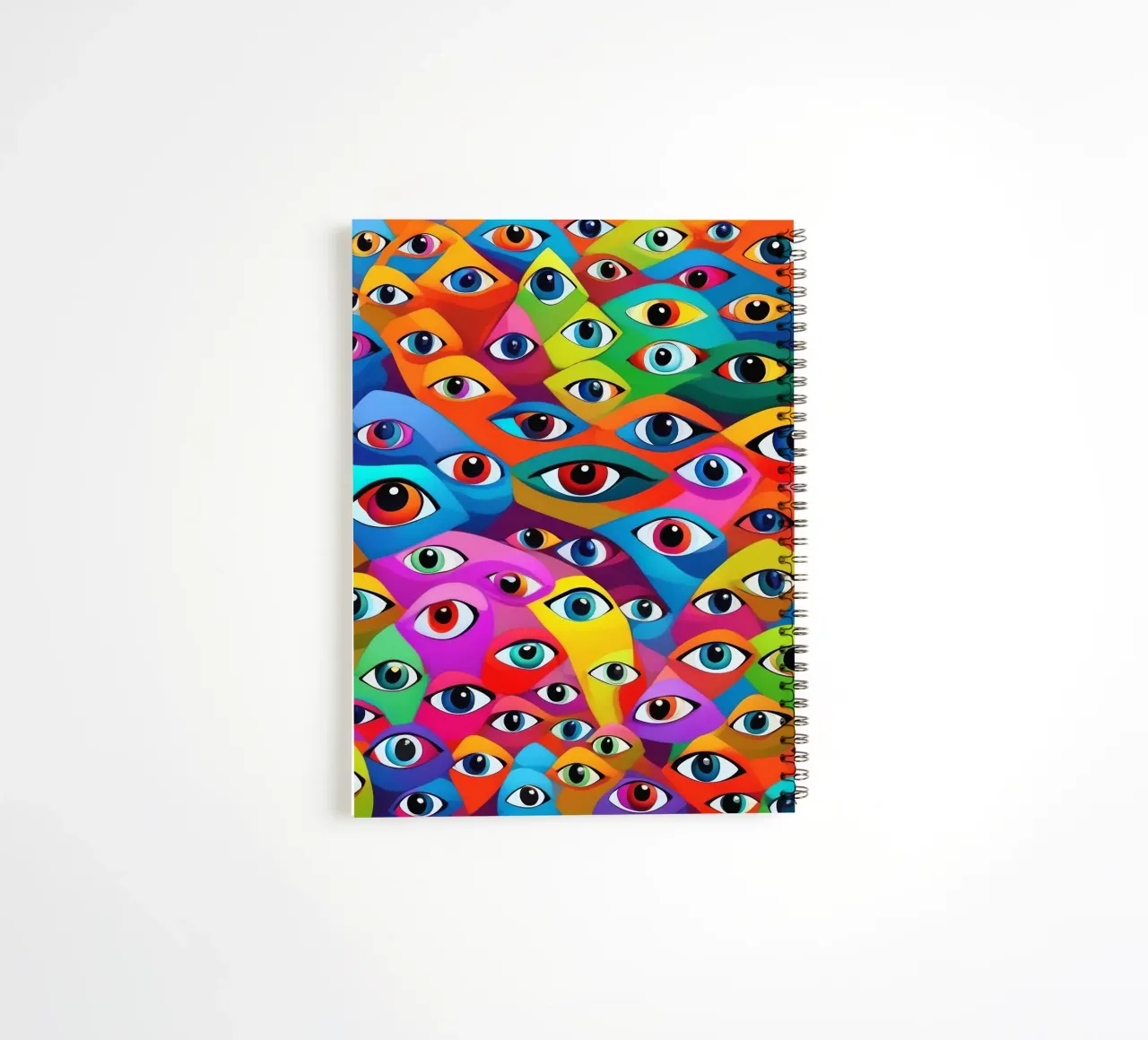 Eyes_11 spiral notebook by AI-Portraits by LK