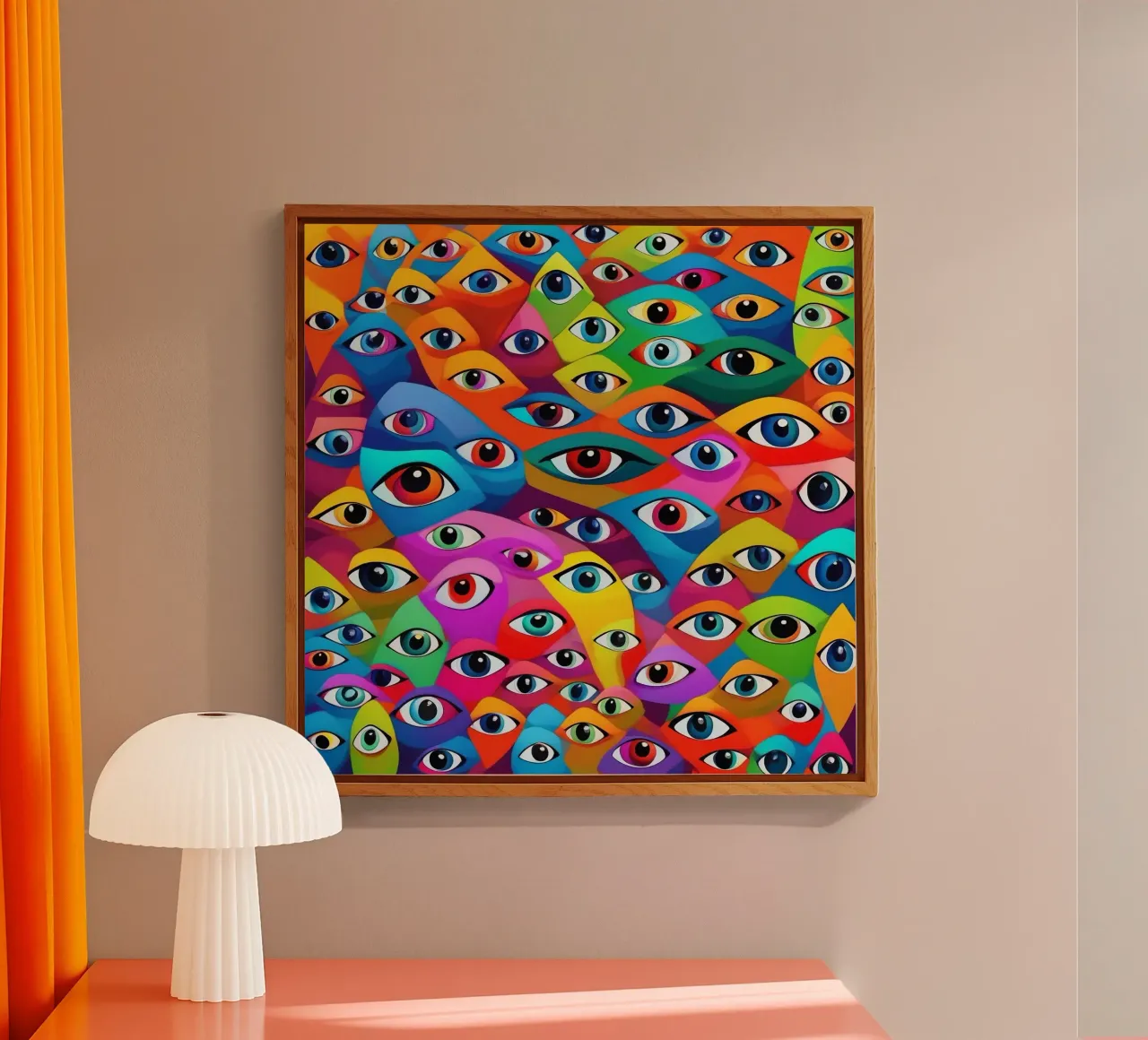 Occhi_11 plexiglass da AI-Portraits by LK