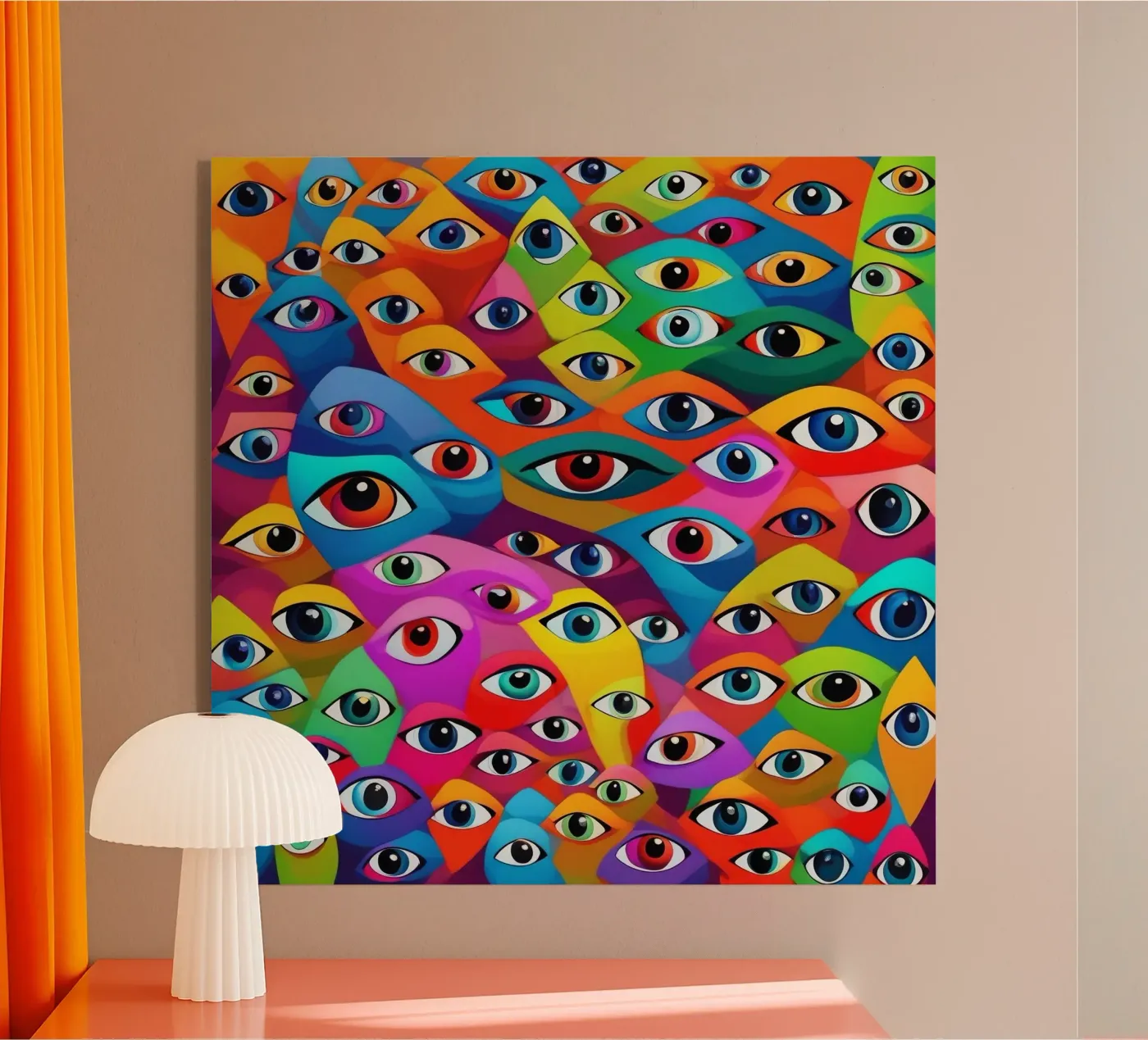 Eyes_11 Acryl-Glas von AI-Portraits by LK