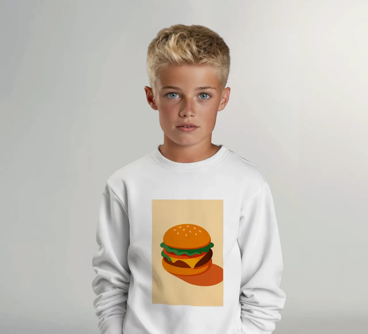 Burger Time - Il classico gommoso felpa bambino da Boissons - Affiches & posters - Retro