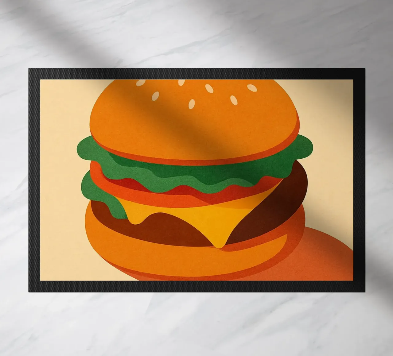 Burger Time - Il classico gommoso zerbino da Boissons - Affiches & posters - Retro