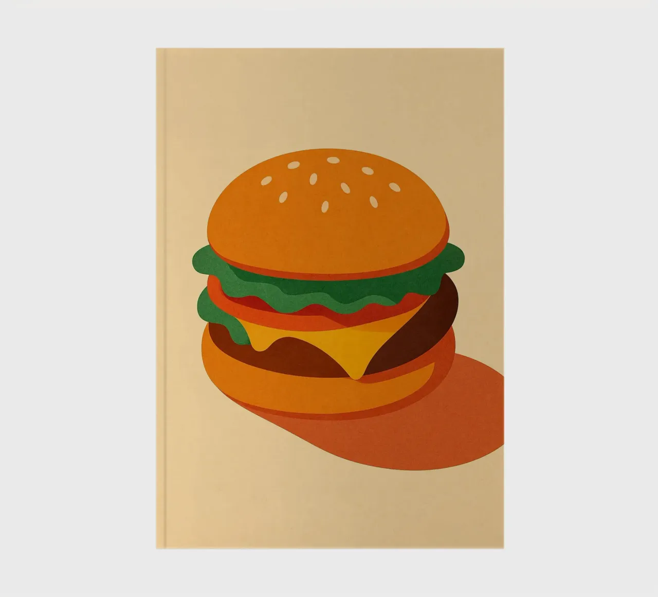 Burger Time - Il classico gommoso diario da Boissons - Affiches & posters - Retro