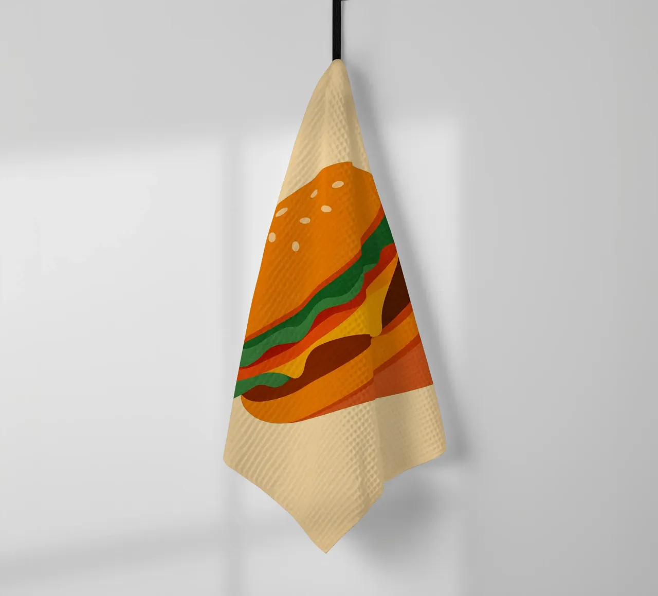 Burger Time - Il classico gommoso canovaccio da cucina da Boissons - Affiches & posters - Retro