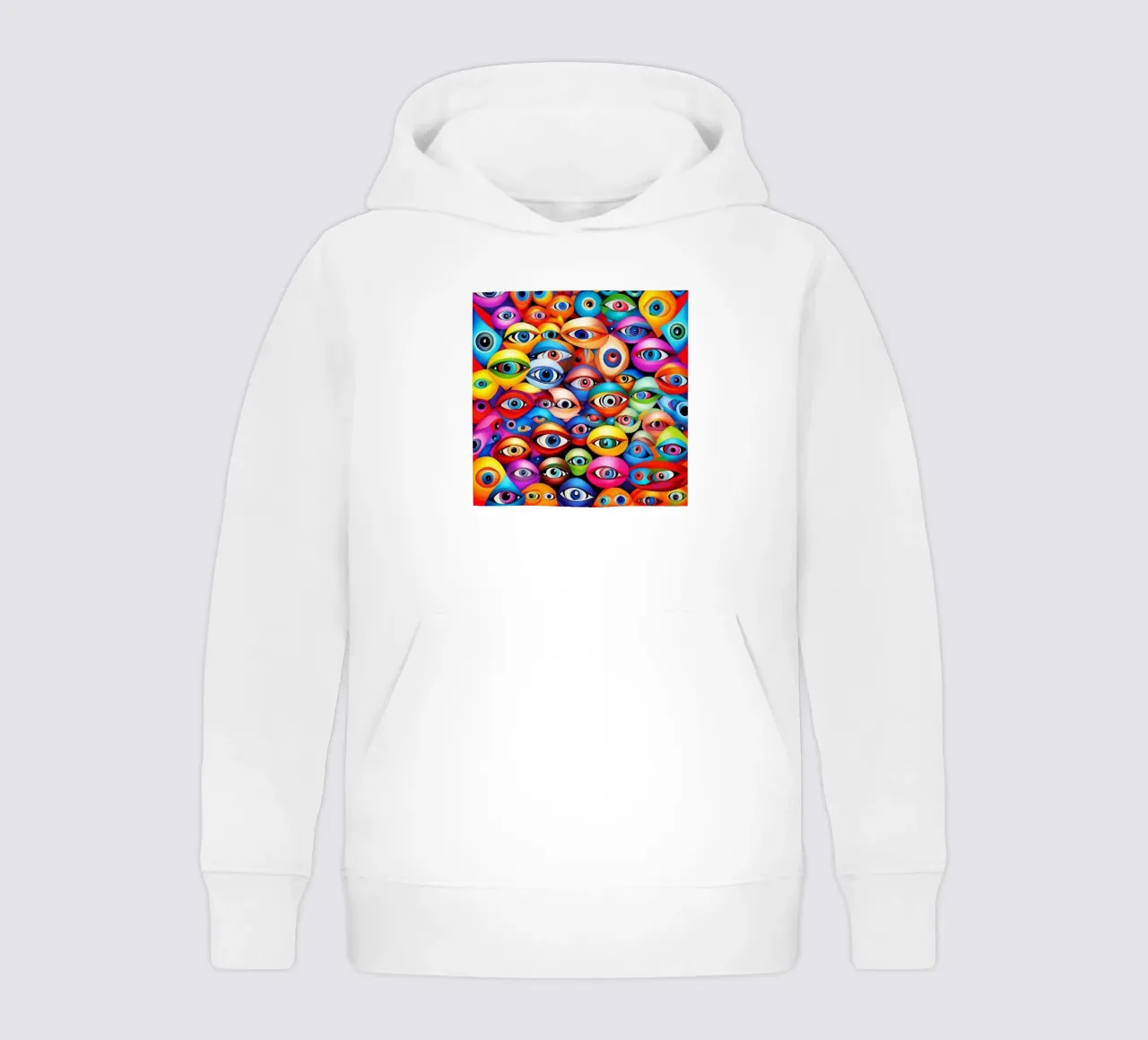 Augen_12 Kinder Hoodie von AI-Portraits by LK