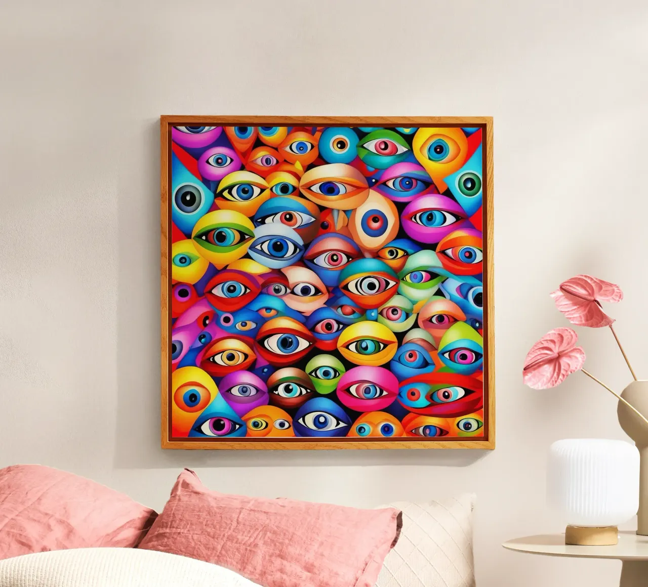 Occhi_12 plexiglass da AI-Portraits by LK