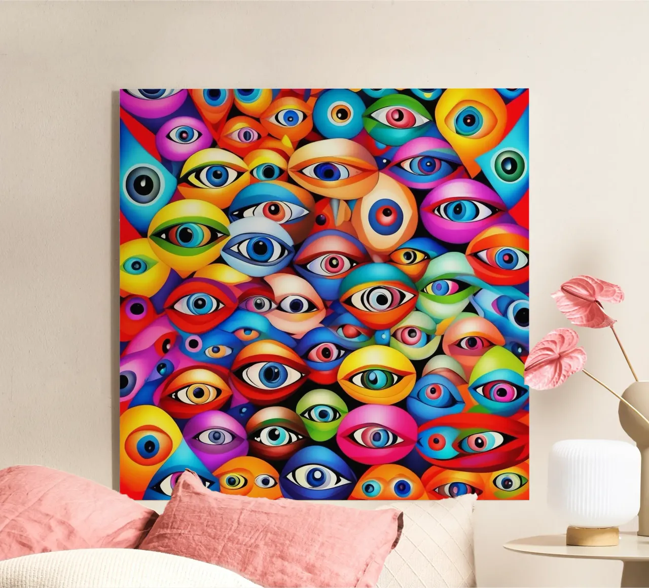 Occhi_12 plexiglass da AI-Portraits by LK