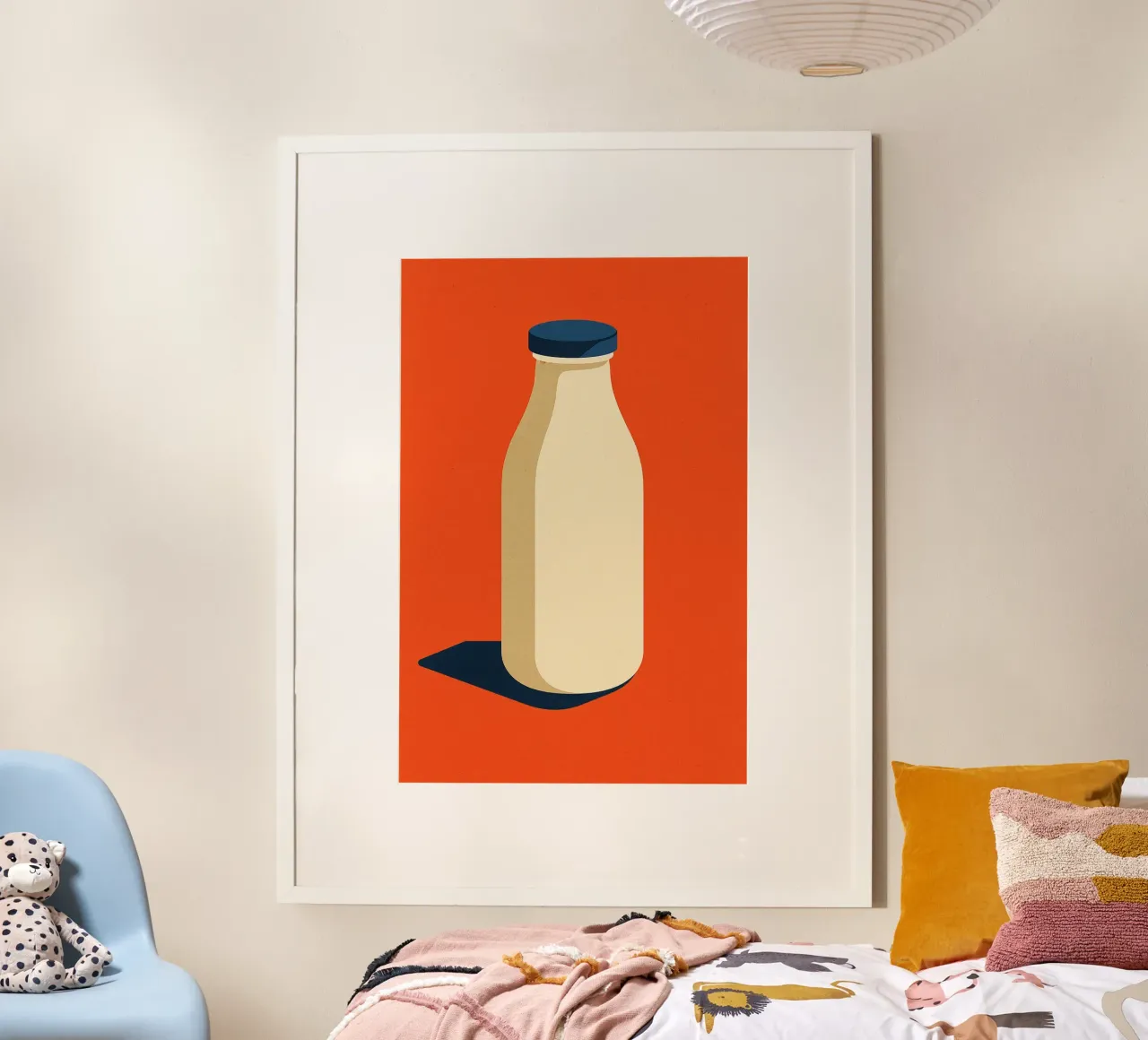 Bottle of Milk - The vintage icon hahnemühle by Boissons - Affiches & posters - Retro