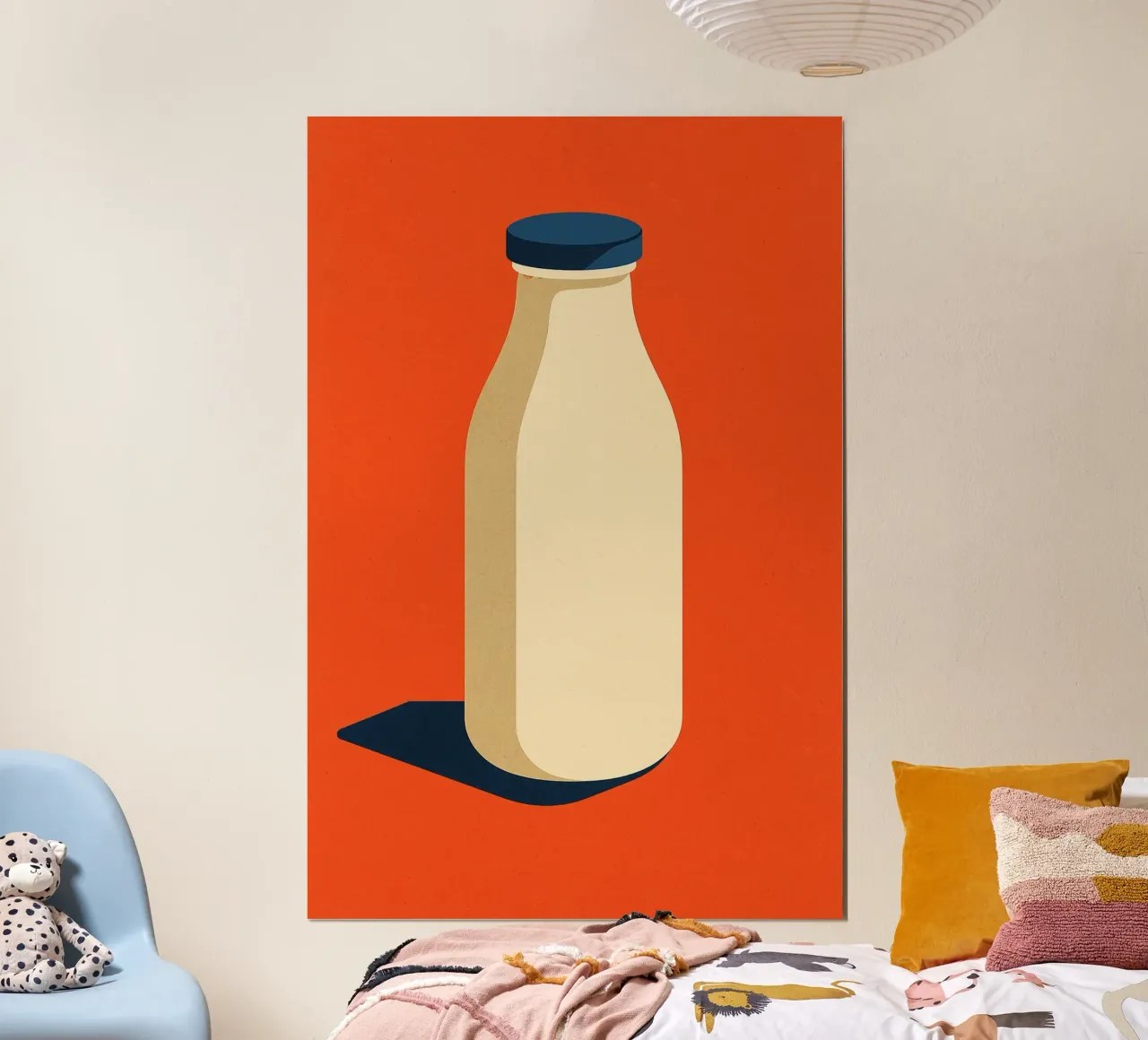 Bottle of Milk - The vintage icon hahnemühle by Boissons - Affiches & posters - Retro