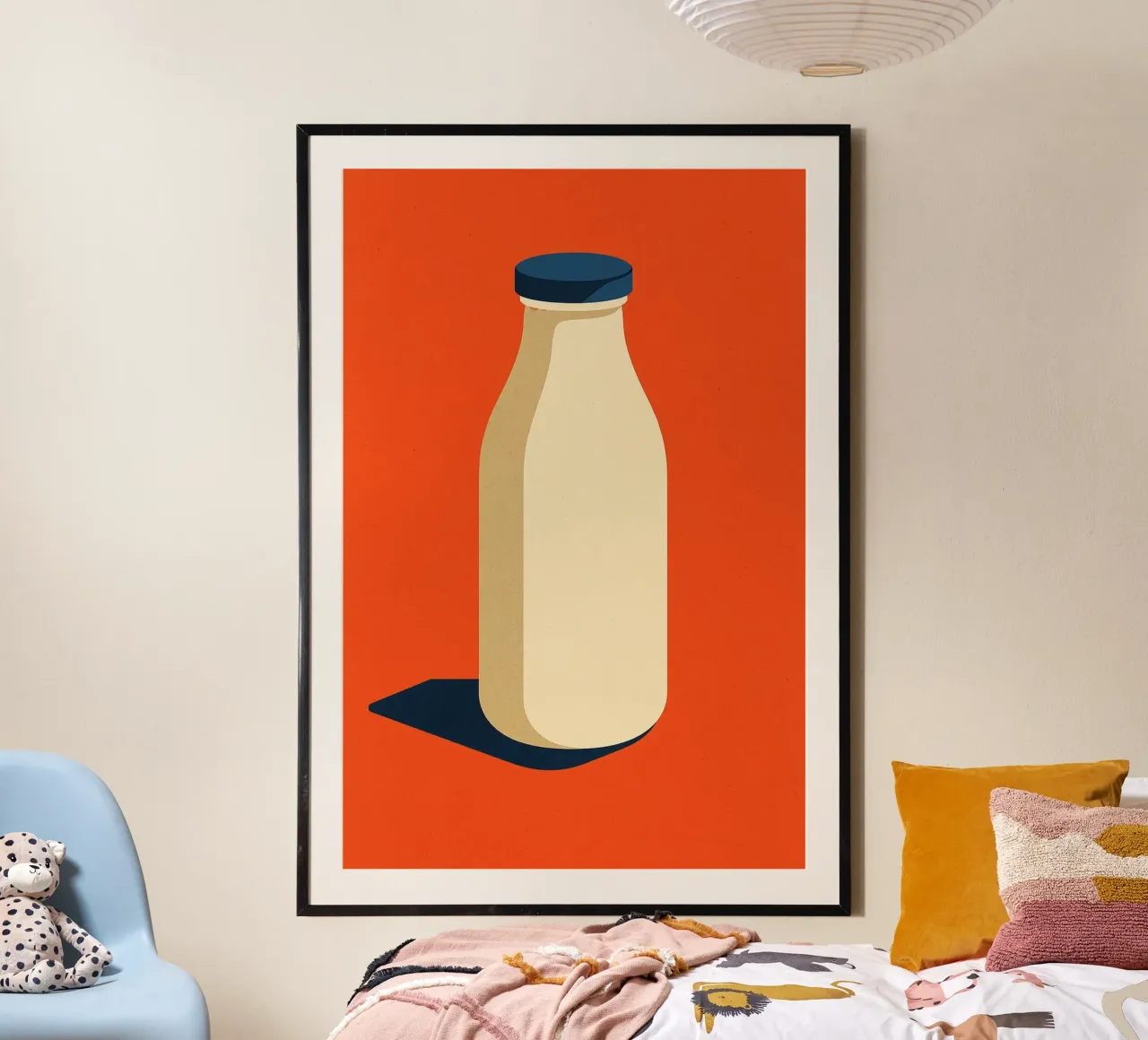 Bottle of Milk - The vintage icon hahnemühle by Boissons - Affiches & posters - Retro