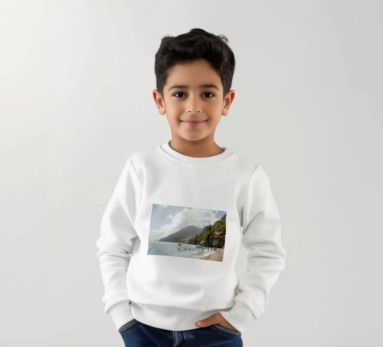 Positano felpa bambino da James shop