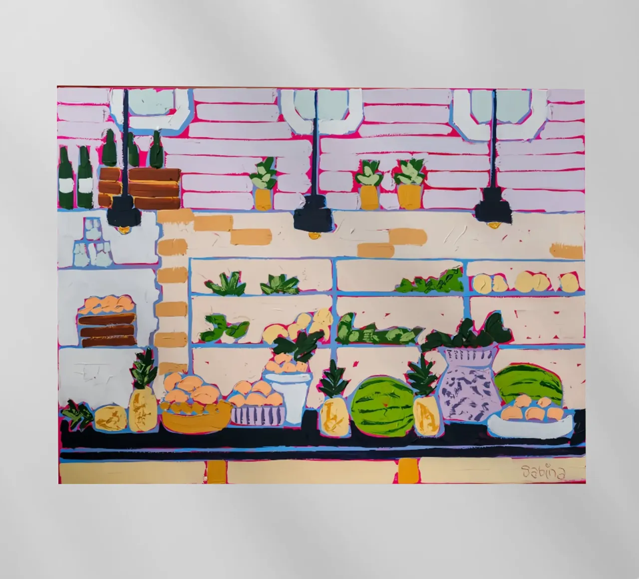 Pranzo con vista pellicola backlit da James shop