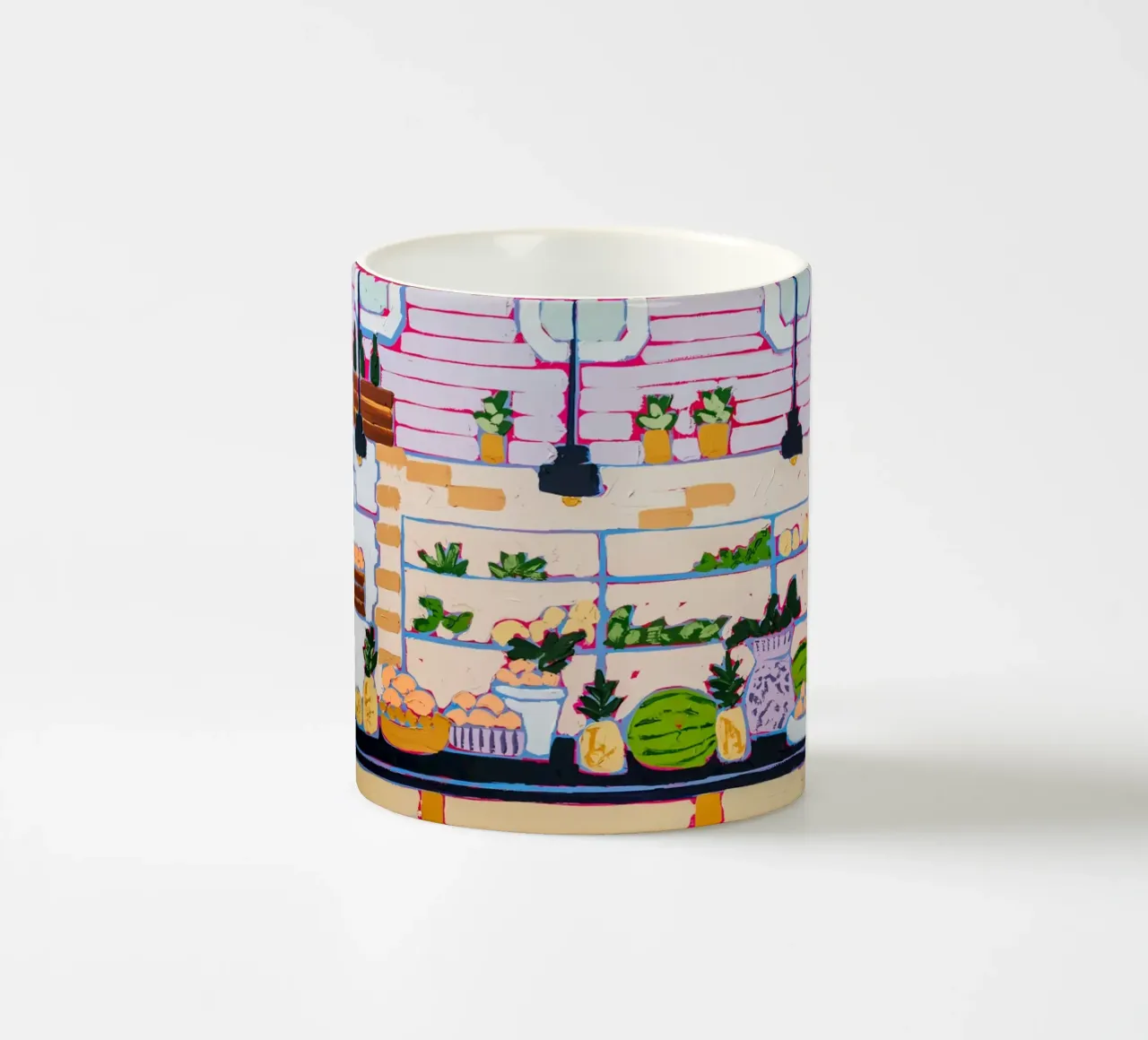 Pranzo con vista tazza in ceramica da James shop